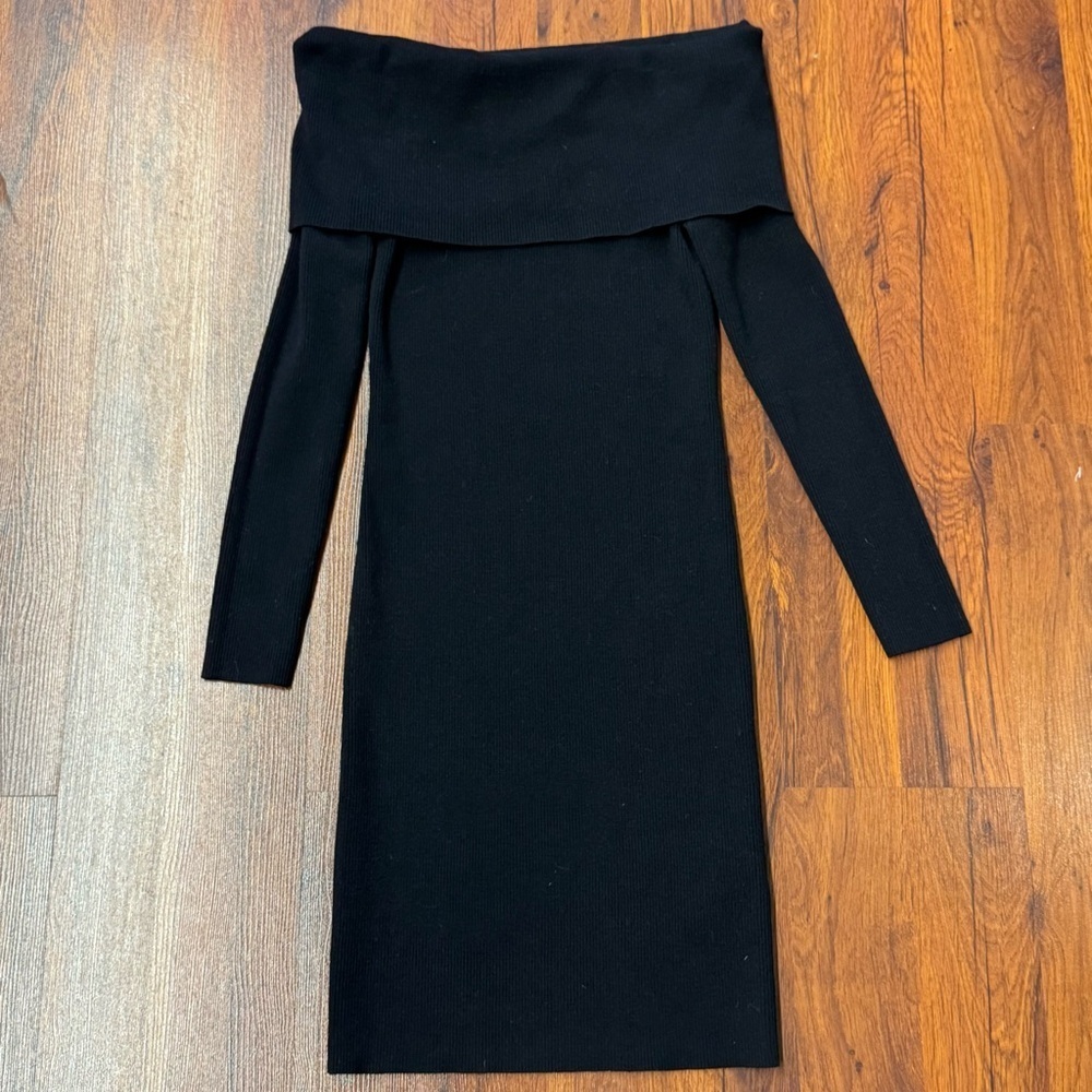 Wilfred Black Wool Dress Medium